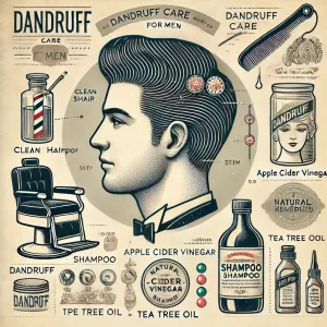 Mężczyzna nakłada szampon przeciwłupieżowy w Barber Shop Kalisz – profesjonalna pielęgnacja skóry głowy.